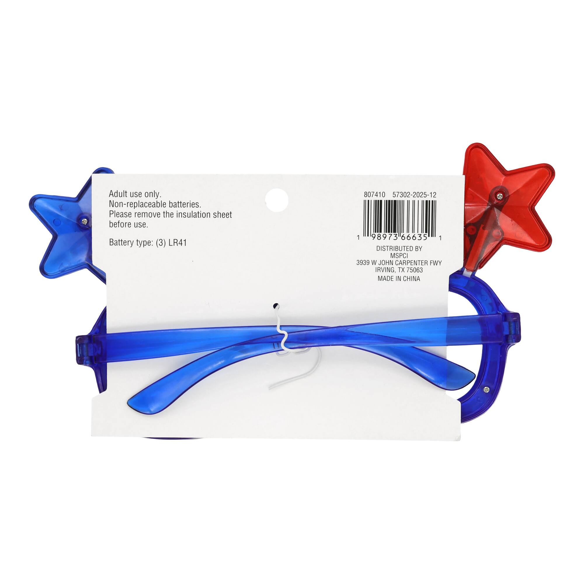 Stars & Stripes Light Up Glasses by Celebrate It™